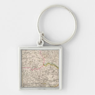 Balkan Peninsula, Turkey, Romania Key Ring
