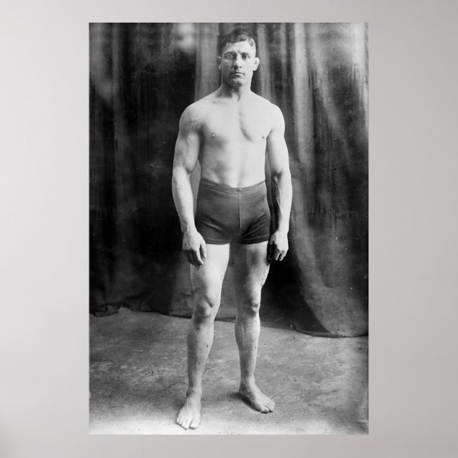 Balkan wrestler Yussif Hussane, 1915 Poster (Front)