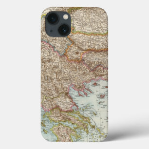 Balkanhalbinsel - Balkan Peninsula Map iPhone 13 Case
