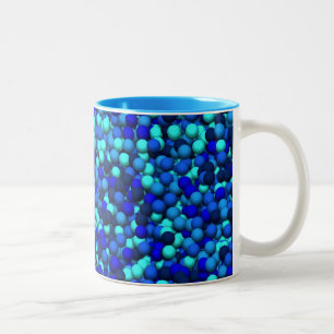 ball-78454 ball blue many colour quantitative abo Two-Tone coffee mug