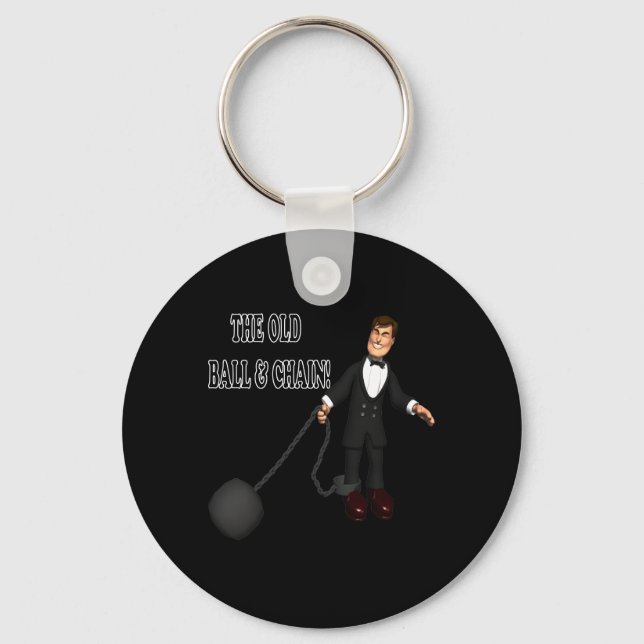 Ball And Chain Key Ring (Front)