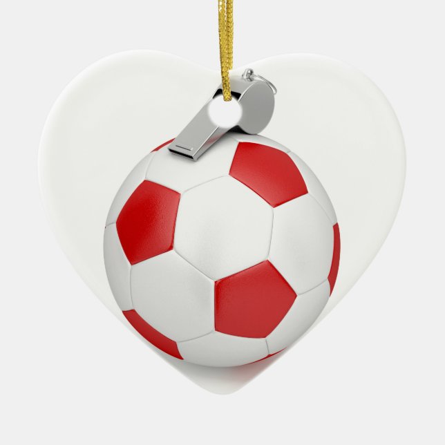 Ball and whistle ceramic ornament (Front)
