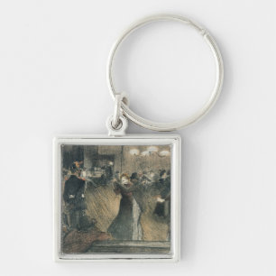 Ball at the Barriere Key Ring