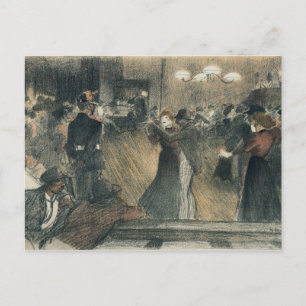 Ball at the Barriere Postcard