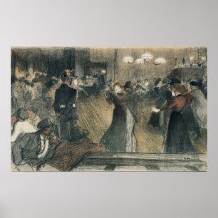 Ball at the Barriere Poster