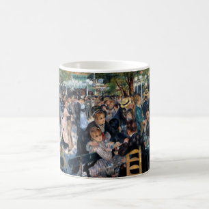 Ball at the Moulin de la Galette, Auguste Renoir Coffee Mug