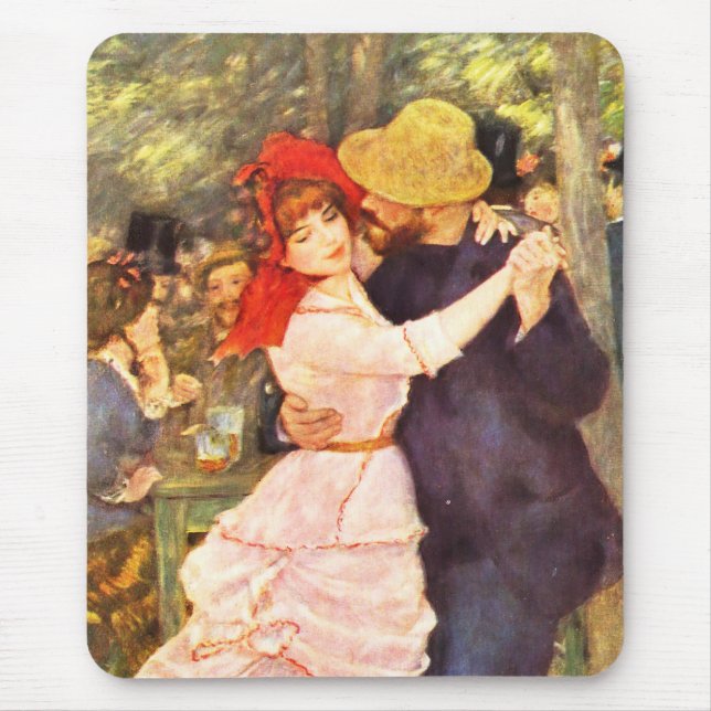 Ball at the Moulin de la Galette Auguste  Renoir  Mouse Pad (Front)