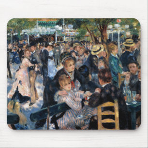 Ball at the Moulin de la Galette, Auguste Renoir Mouse Pad