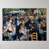 Ball at the Moulin de la Galette, Auguste Renoir