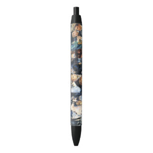 Ball at the Moulin de la Galette Party Renoir Black Ink Pen
