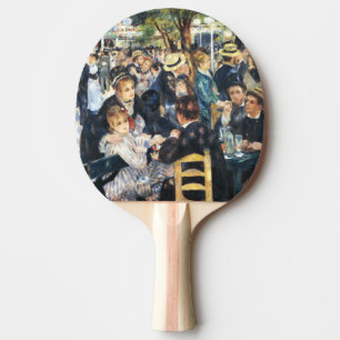 Ball at the Moulin de la Galette Party Renoir   Ping Pong Paddle