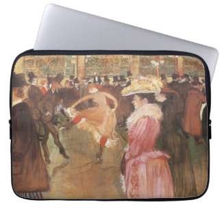 Ball at the Nightclub by Toulouse Lautrec Laptop Sleeve