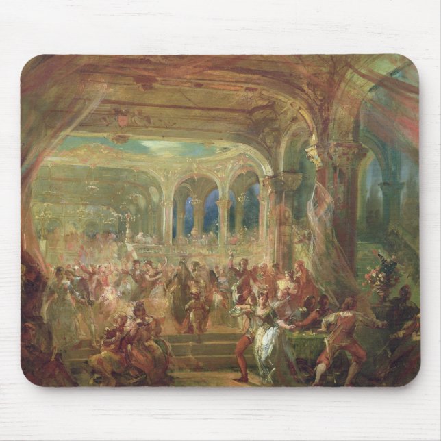 Ball at the Opera de Paris Mouse Pad (Front)