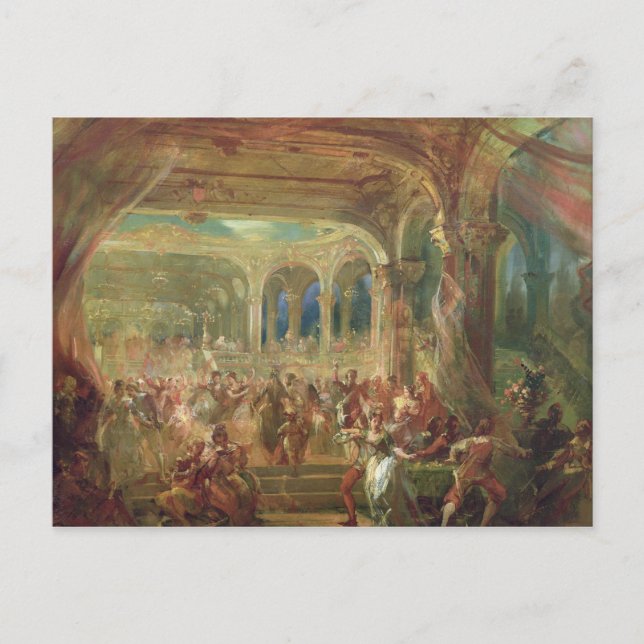 Ball at the Opera de Paris Postcard (Front)