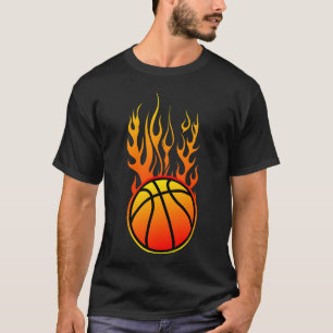 ball basketball flame flame flame logo 3110_A T-Shirt