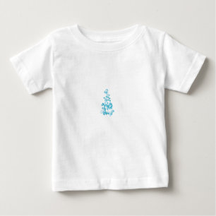 Ball Blue, Medium Turquoise decorative design Baby T-Shirt