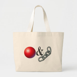 Ball & Chain Large Tote Bag