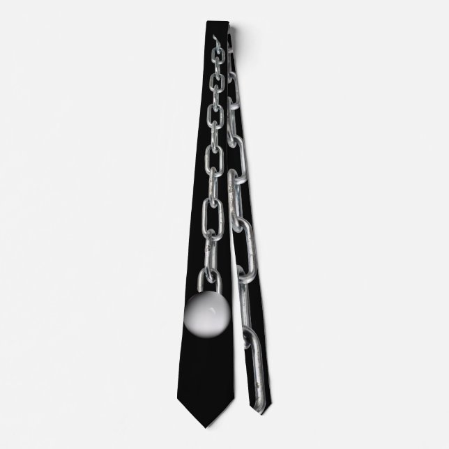 Ball & chain  tie (Front)