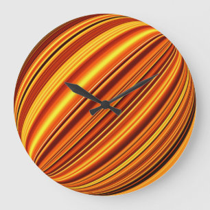 Ball Colour Colour Optical Illusion Rainbow Orange Large Clock