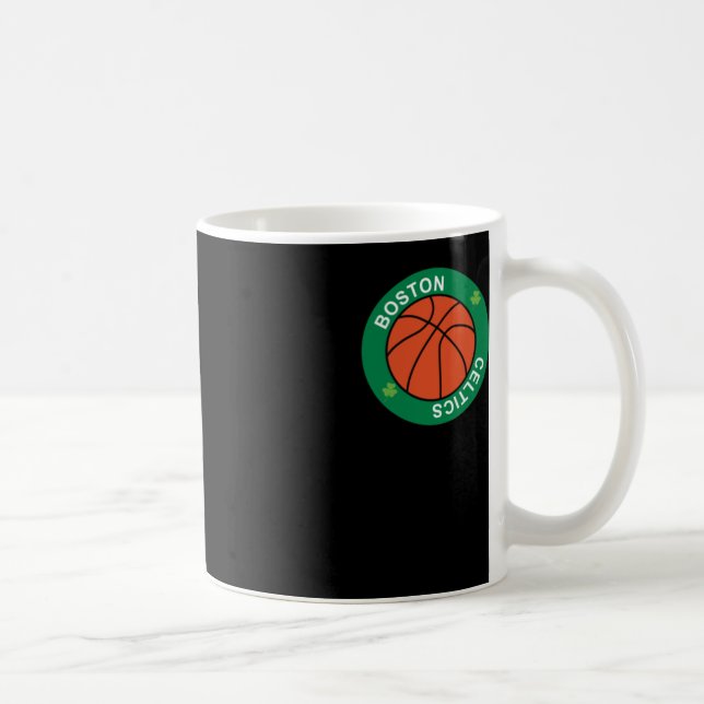 Ball Dedicated To The Boston Celtics Basketball Te Coffee Mug (Right)