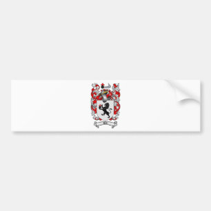 BALL FAMILY CREST - BALL COAT OF ARMS BUMPER STICKER