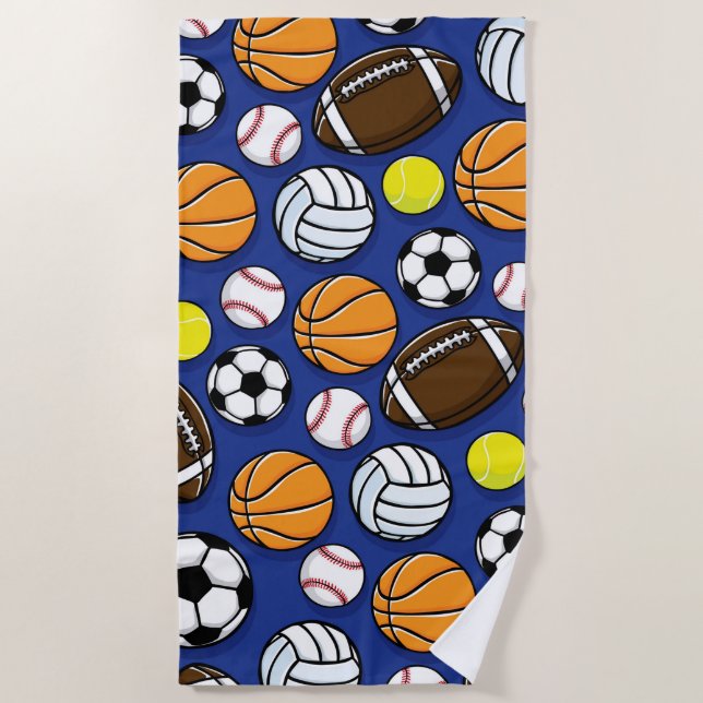 Ball Games    Beach Towel (Front)