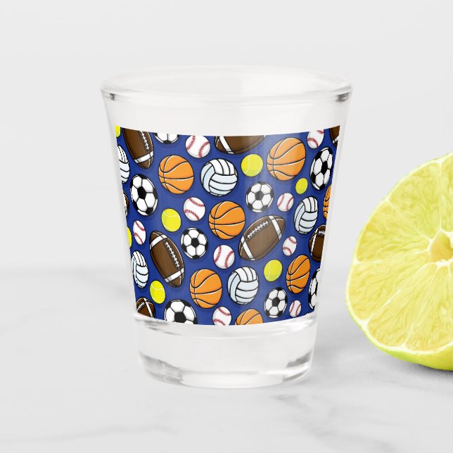 Ball Games  Shot Glass (Front)