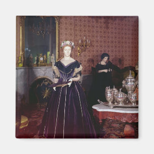 Ball gown of Mary Todd Lincoln Magnet