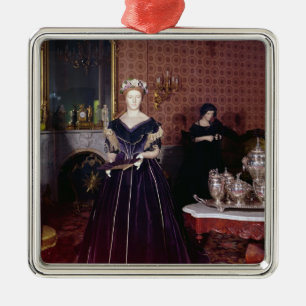 Ball gown of Mary Todd Lincoln Metal Tree Decoration