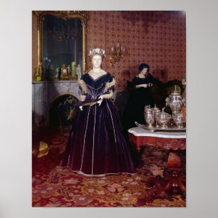 Ball gown of Mary Todd Lincoln Poster