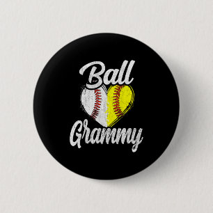 Ball Grammy Baseball Softball Team Sports T Shirt 6 Cm Round Badge