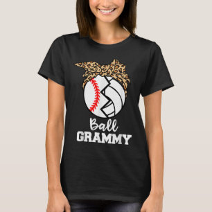 Ball Grammy Fun Baseball Volleyball Grammy T-Shirt