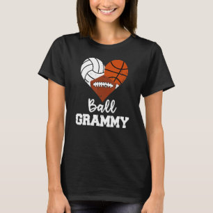 Ball Grammy Heart Volleyball Basketball Football G T-Shirt