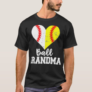 Ball Grandma Funny Baseball Softball Grandma T-Shirt