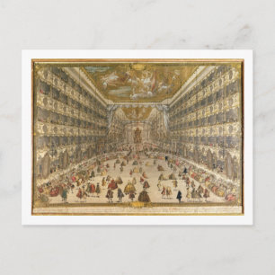 Ball in honour of the birth of the Archduke Pietro Postcard