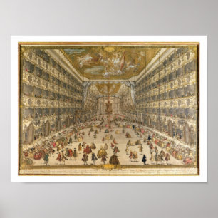 Ball in honour of the birth of the Archduke Pietro Poster