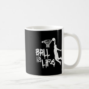 Ball Is Life Basketball Point Guard Team Gifts Men Coffee Mug