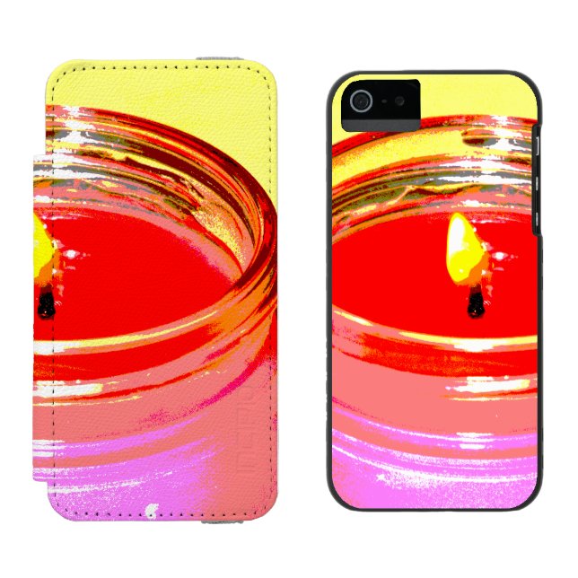 ball jar candle pop art incipio iPhone wallet case (Side by Side)
