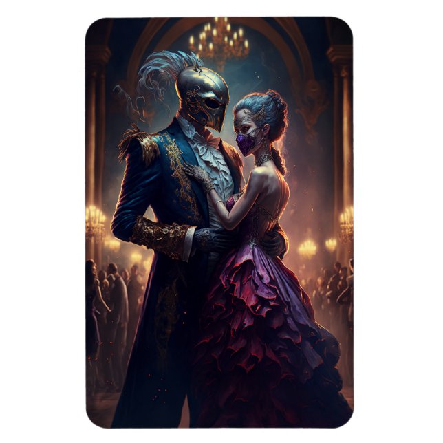 Ball Masquerade Magnet (Vertical)