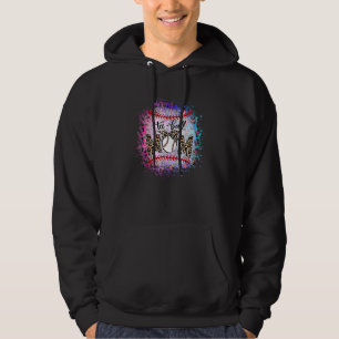 Ball Mum Mother's Day Teeball Mum Leopard 11 Hoodie