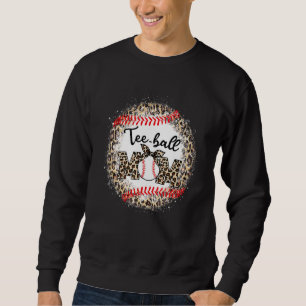 Ball Mum Mother's Day Teeball Mum Leopard 26 Sweatshirt