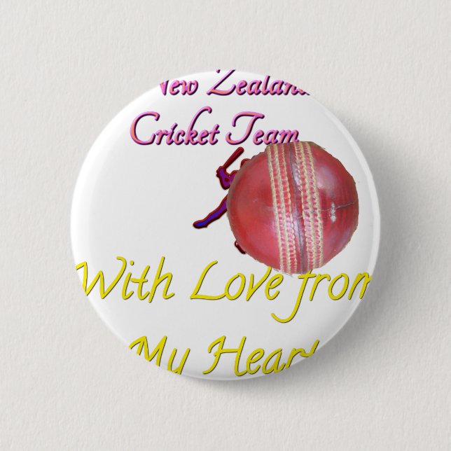 Ball NEWZEALAND 6 Cm Round Badge (Front)