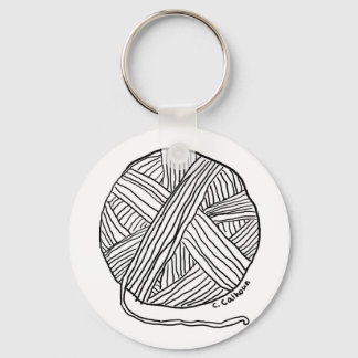 Ball o' Yarn Key Ring