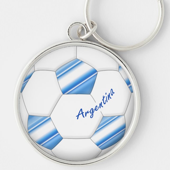 Ball of ARGENTINA SOCCER national selection 2014 Key Ring (Front)