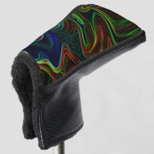 Ball of coloured wool rolled out, what does it do? golf head cover