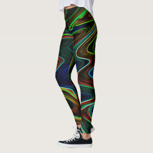 Ball of coloured wool rolled out, what does it do? leggings