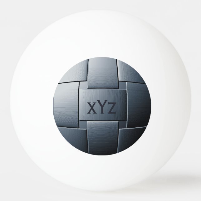 "Ball of Steel" custom ping pong balls (Front)