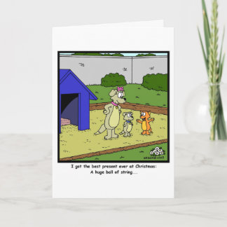 Ball of String for Christmas Holiday Card