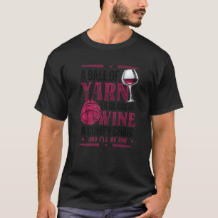Ball Of Yarn I Love Knitting Premium T-Shirt