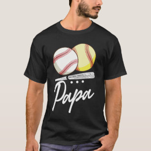 Ball Papa Baseball Softball T-Shirt